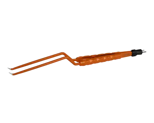 Bayonet Bipolar Forceps, Angled Up Tips