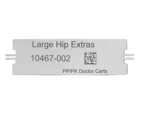 Wiggins Prong Plate Tray ID Tag (No Hardware Required)