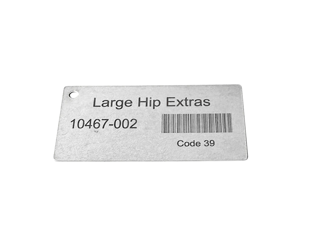 Rectangle ID Tag - view 2