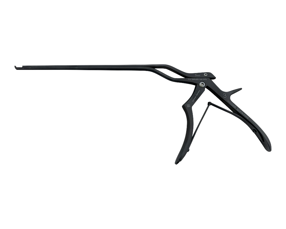 Wiggins bayonet Kerrison rongeur with offset shaft, 3mm, part 52-616-03EB