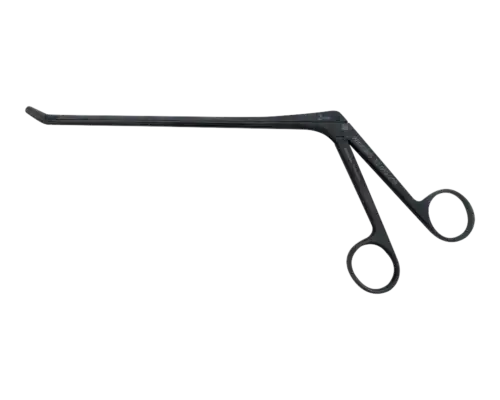 Wiggins Cushing pituitary rongeur, angled up, 2mm cup, black non-glare finish, part 52-053-20B