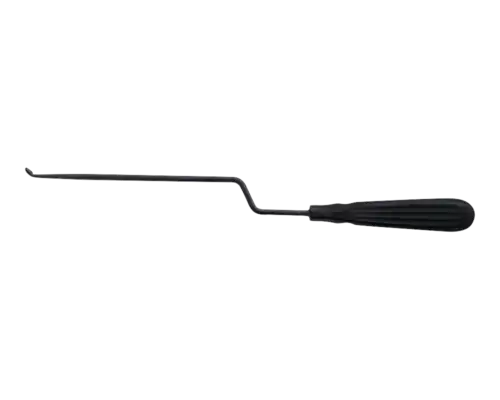 Wiggins MIS bayonet curette with a 45 degree up cup, 3.6mm, part 90-055-36BYB