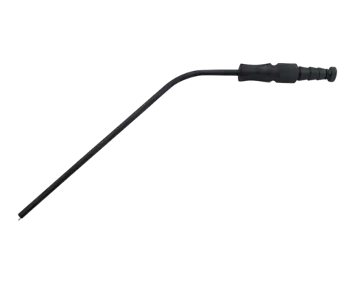Wiggins MIS suction tube, 12 French, black ceramic coated, part 90-010-12