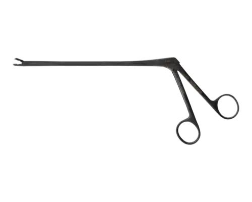 Wiggins pituitary rongeur with teeth at the jaw for a firm grip on soft tissue, 2mm, part 52-000-02/19B